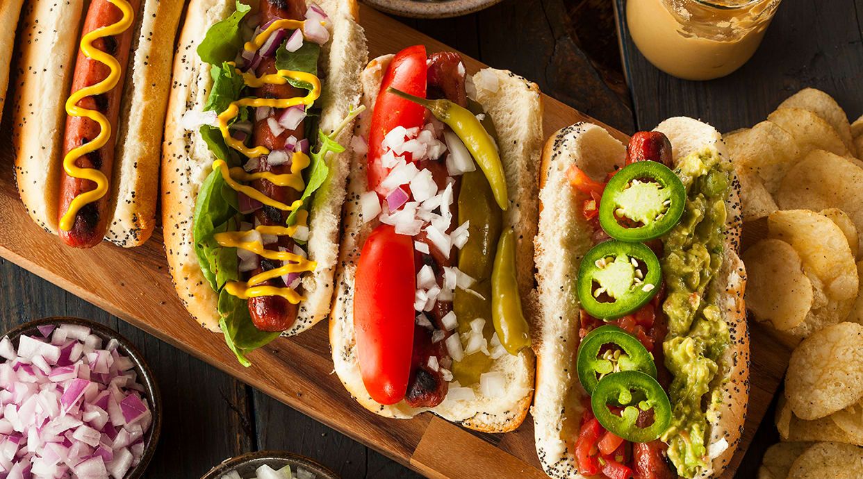 American hot dog's - hamburger & hotdog