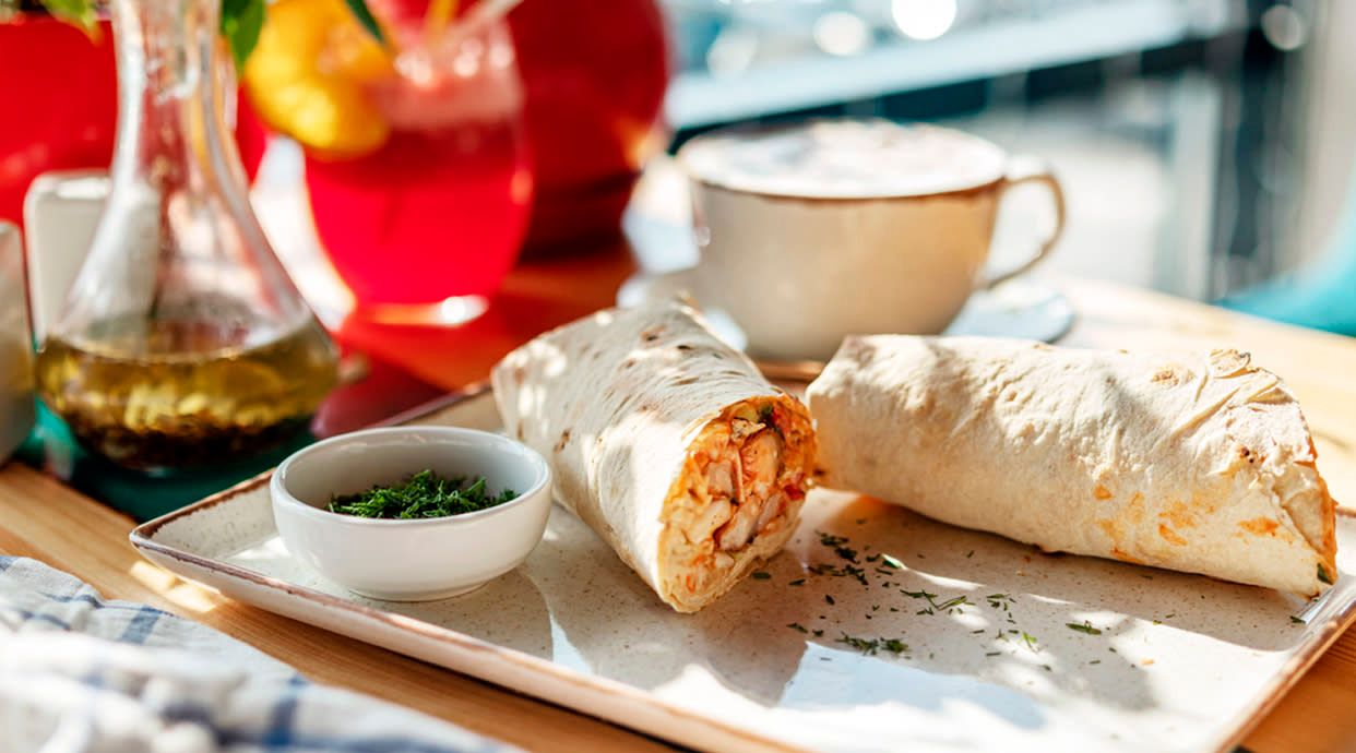 La frizzante pizza and kebab