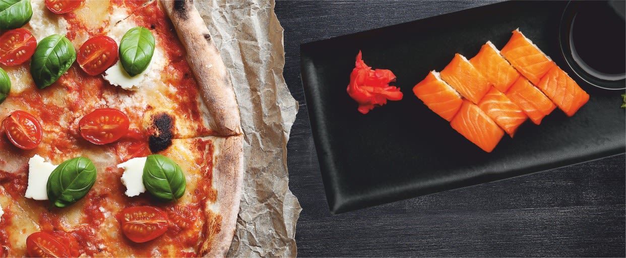 Long Roll Pizza&Sushi