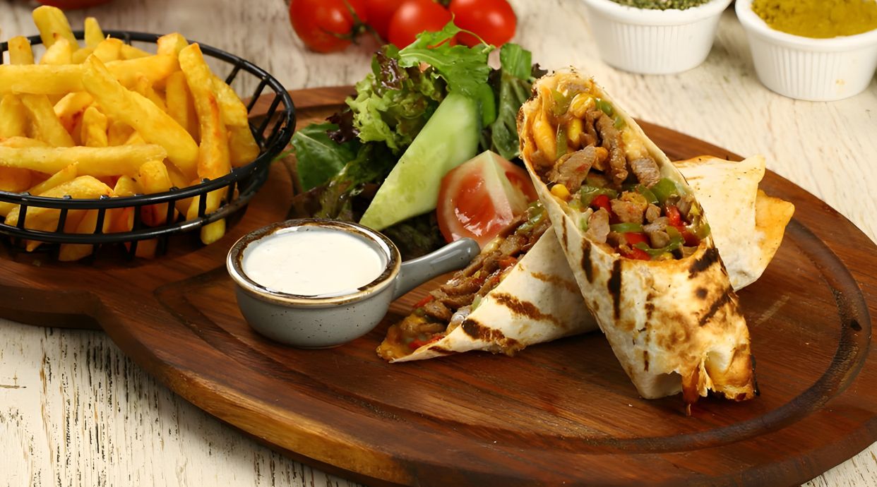 Turkish doner kebab