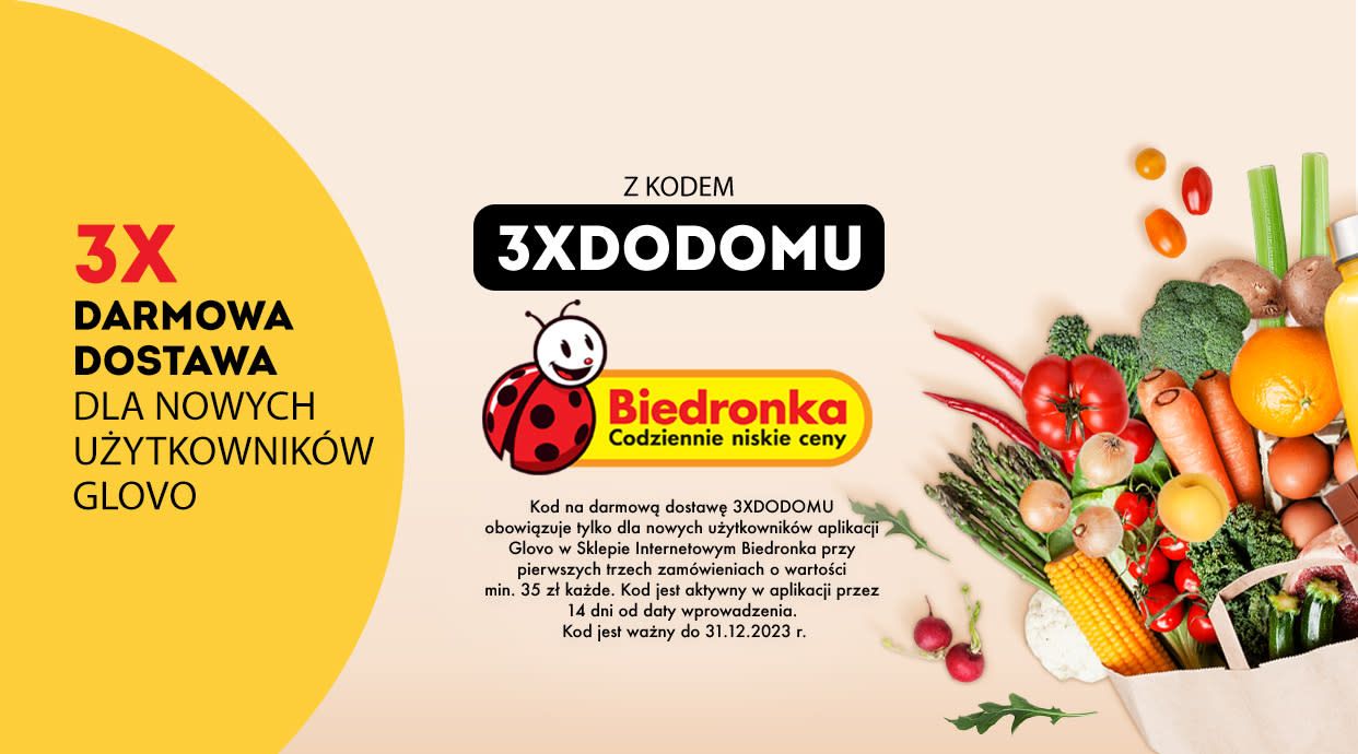 Sklep Internetowy Biedronka - zamów na jutro