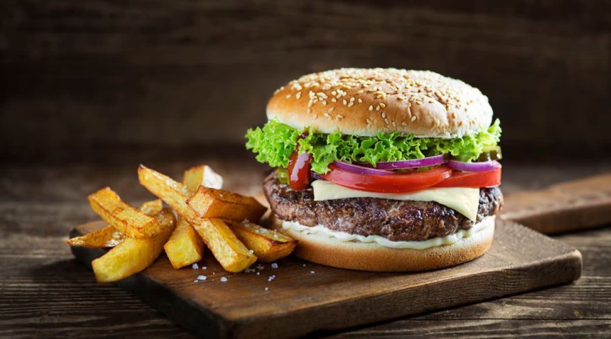 Chaykoff burger lunch