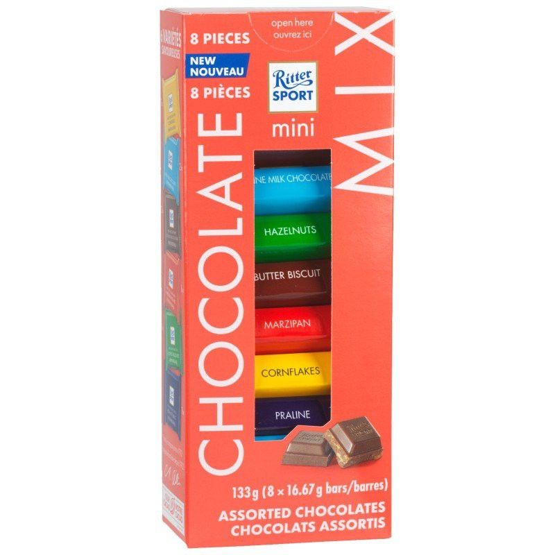 Buy Ritter Sport Mini Chocolate Mix 16.67 g x 8 Online in Bahrain