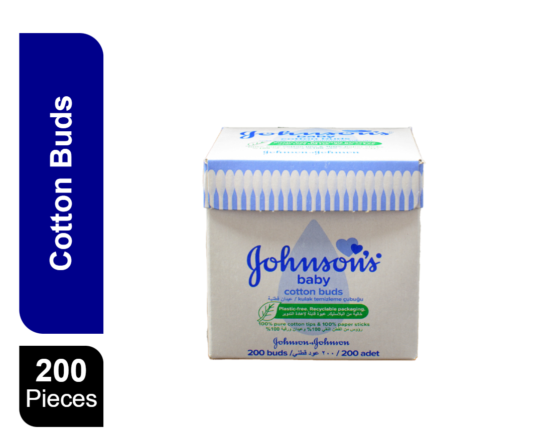 Buy Johnson'S Cotton Earbuds, 200pcs Online in Bahrain Talabat Bahrain