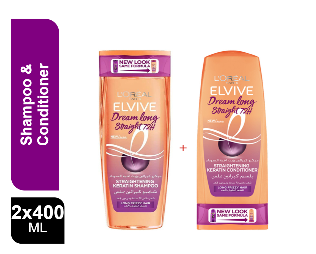 Shampoo Dream Long Liss Elvive - 400 mL