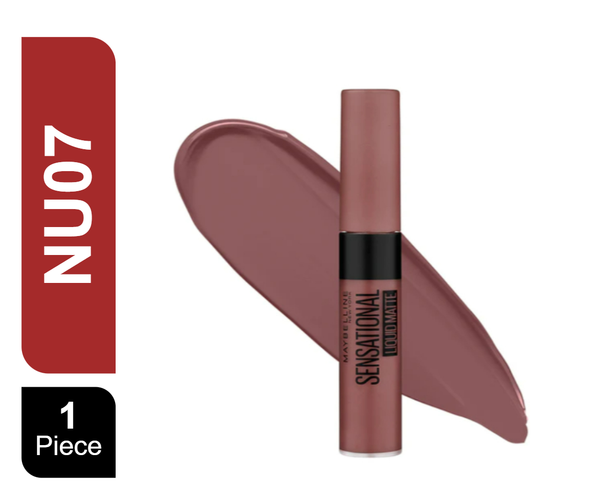 Buy Maybelline Sensational Liquid Matte Lipstick Nu07 Online In Kuwait 