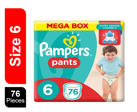Pampers pants online 6 mega box