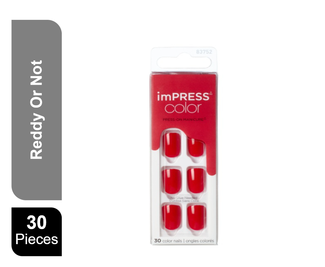 Buy Kiss Impress Color Nails Reddy Or Not Online in UAE Talabat UAE