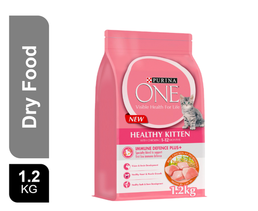 Purina one healthy kitten dry food online