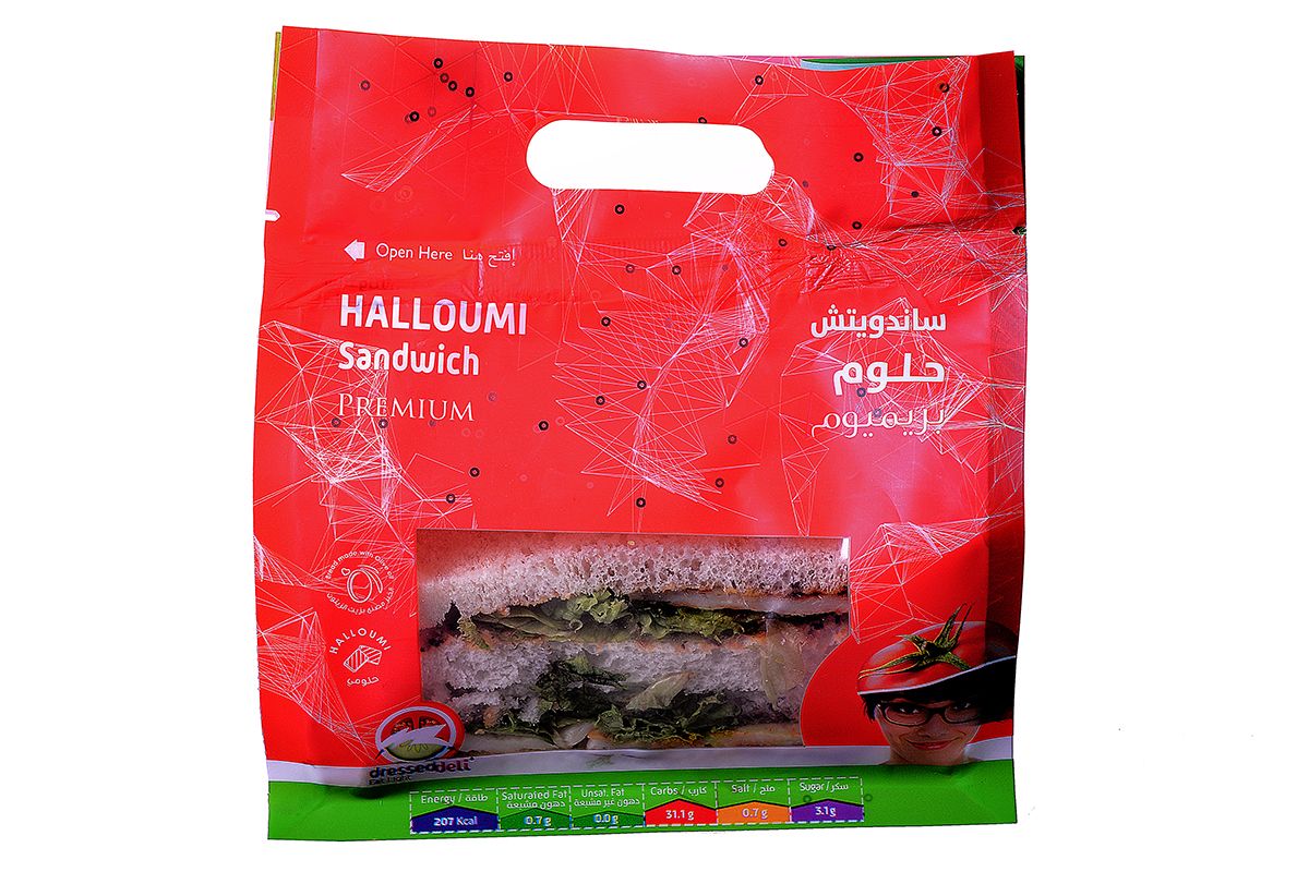 Buy Food Shack Dressed Deli Halloumi Sandwich White Toast Online in