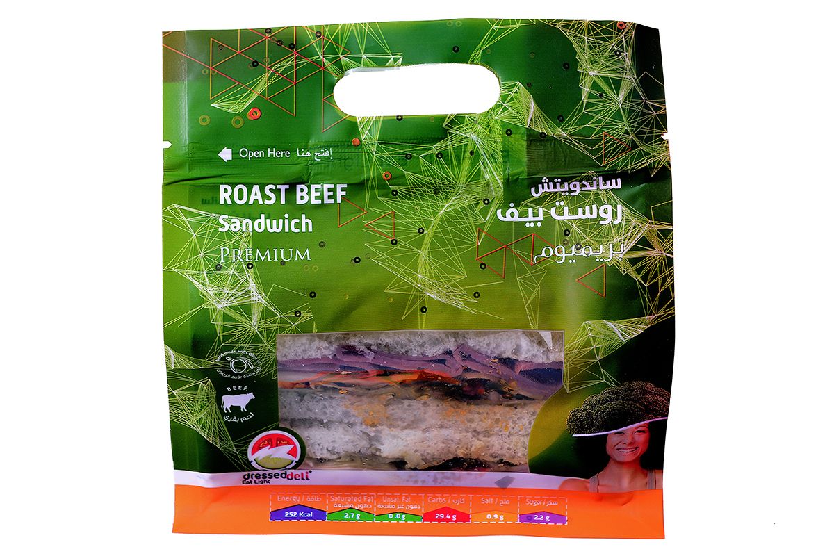 Buy Food Shack Dressed Deli Roast Beef Sandwich White Toast Online in