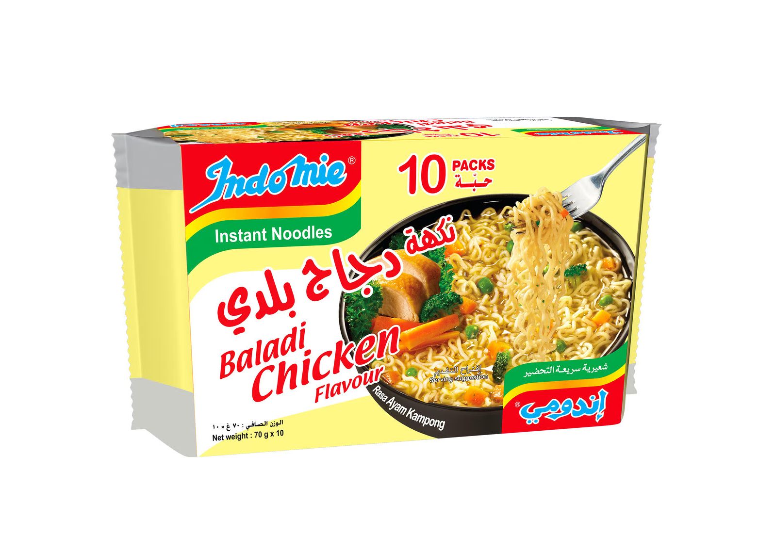 Buy Indomie Chicken Noodles 72g x 10 Online in Kuwait Talabat Kuwait
