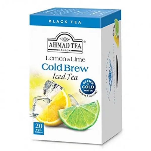 Buy Ahmad Tea Cold Brew Lemon & Lime Iced Tea, 2g x 20 Pieces Online in