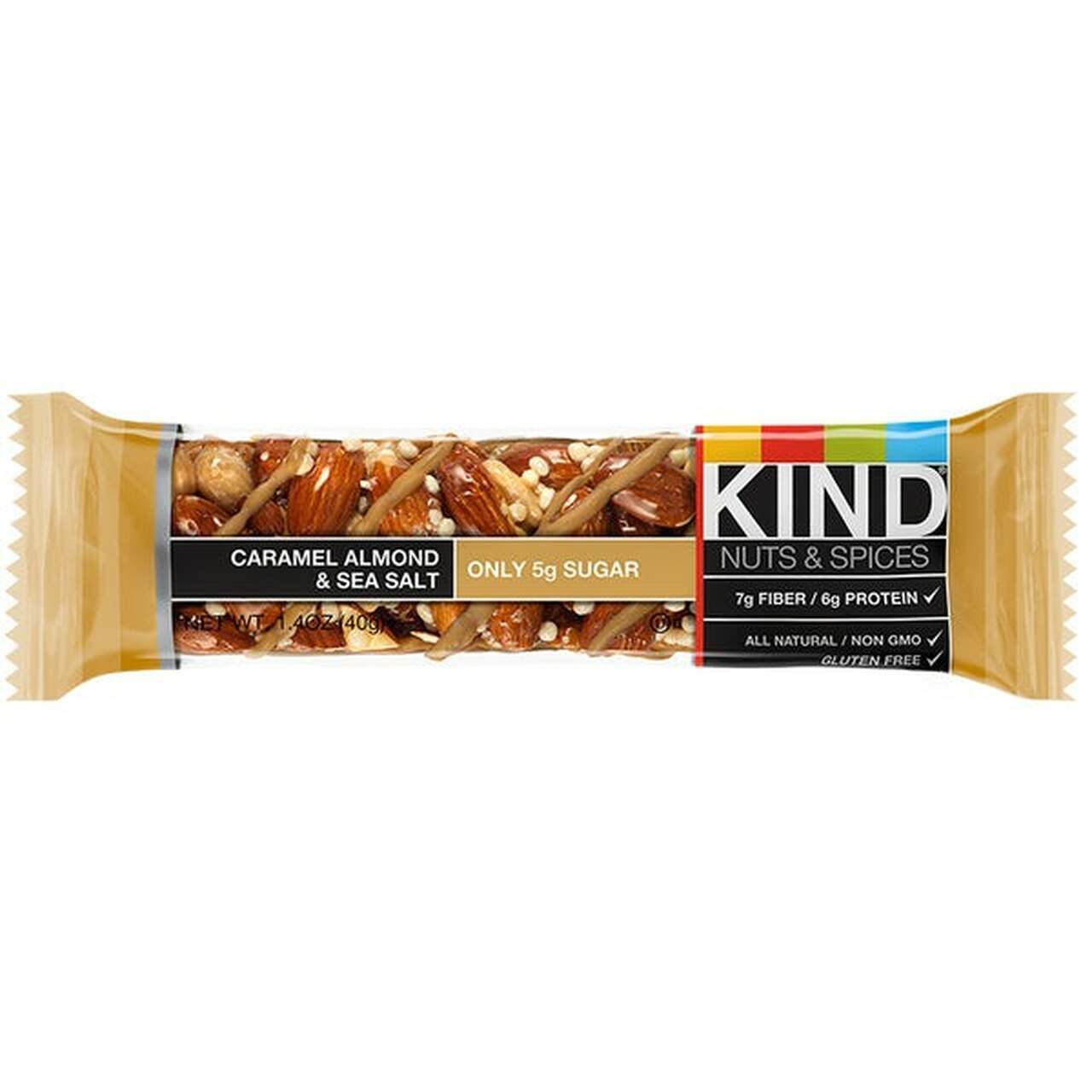Buy Be Kind Caramel Almond & Sea Salt Chocolate Bar 40 g Online in UAE