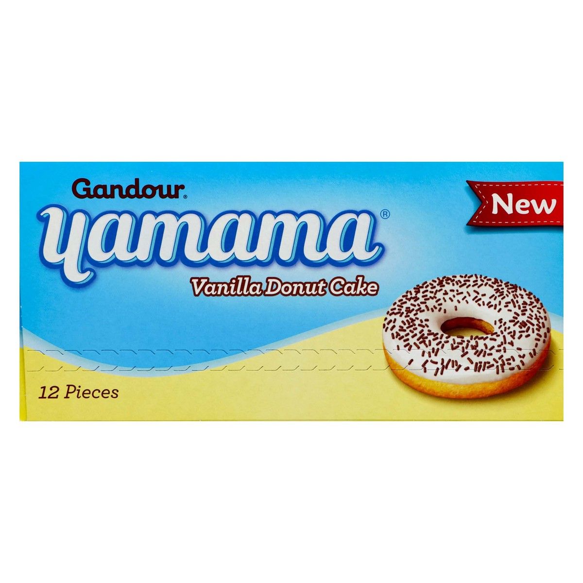 Buy - Gandour Yamama Donut Vanilla Cake 37gm On Vegetable Souk