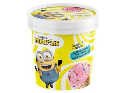 Buy MINIONS COTTON CANDY ICE CREAM 100ML Online in Kuwait | Talabat Kuwait