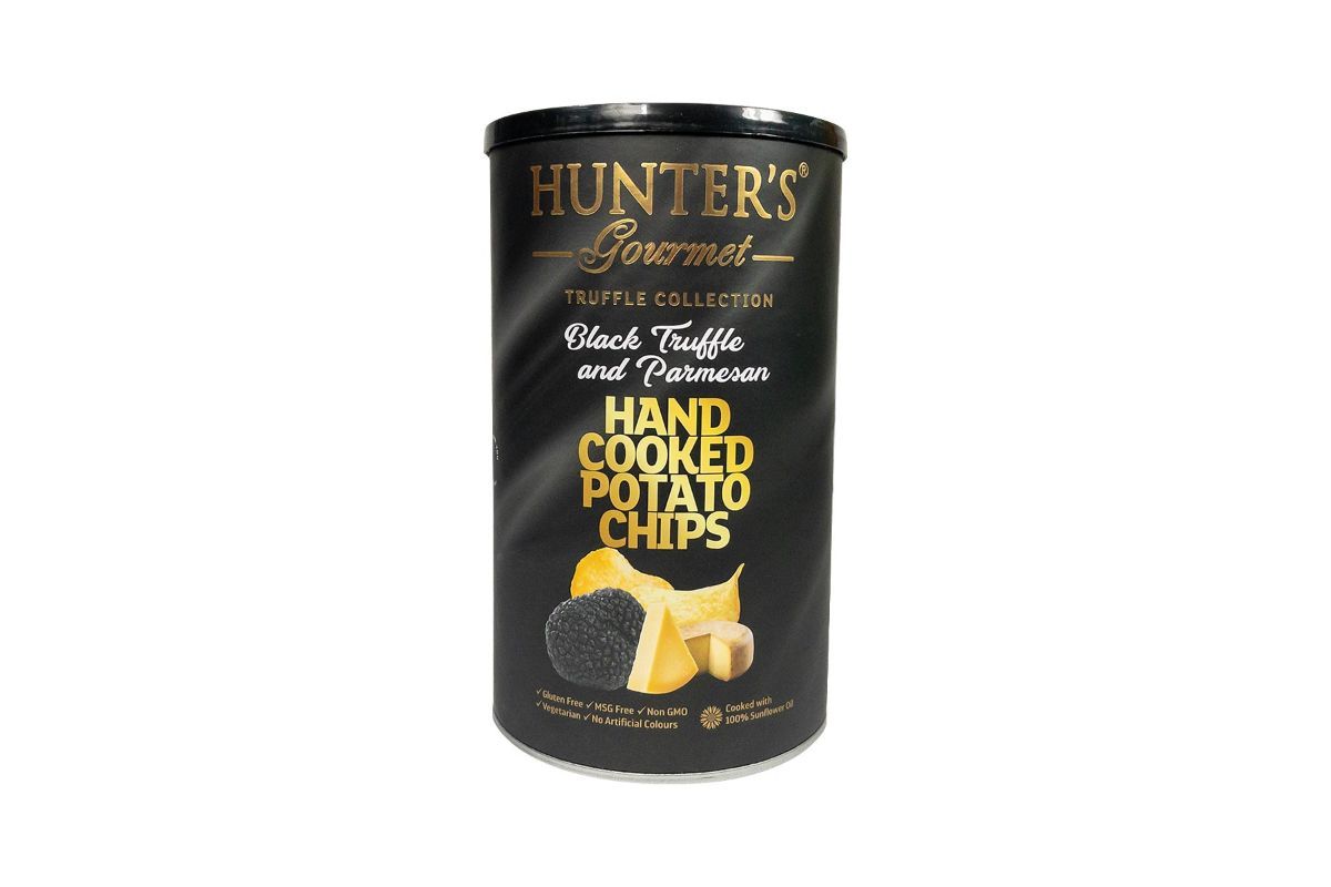 Buy Hunter's Gourmet Hand Cooked Potato Chips Black Truffle & Parmesan