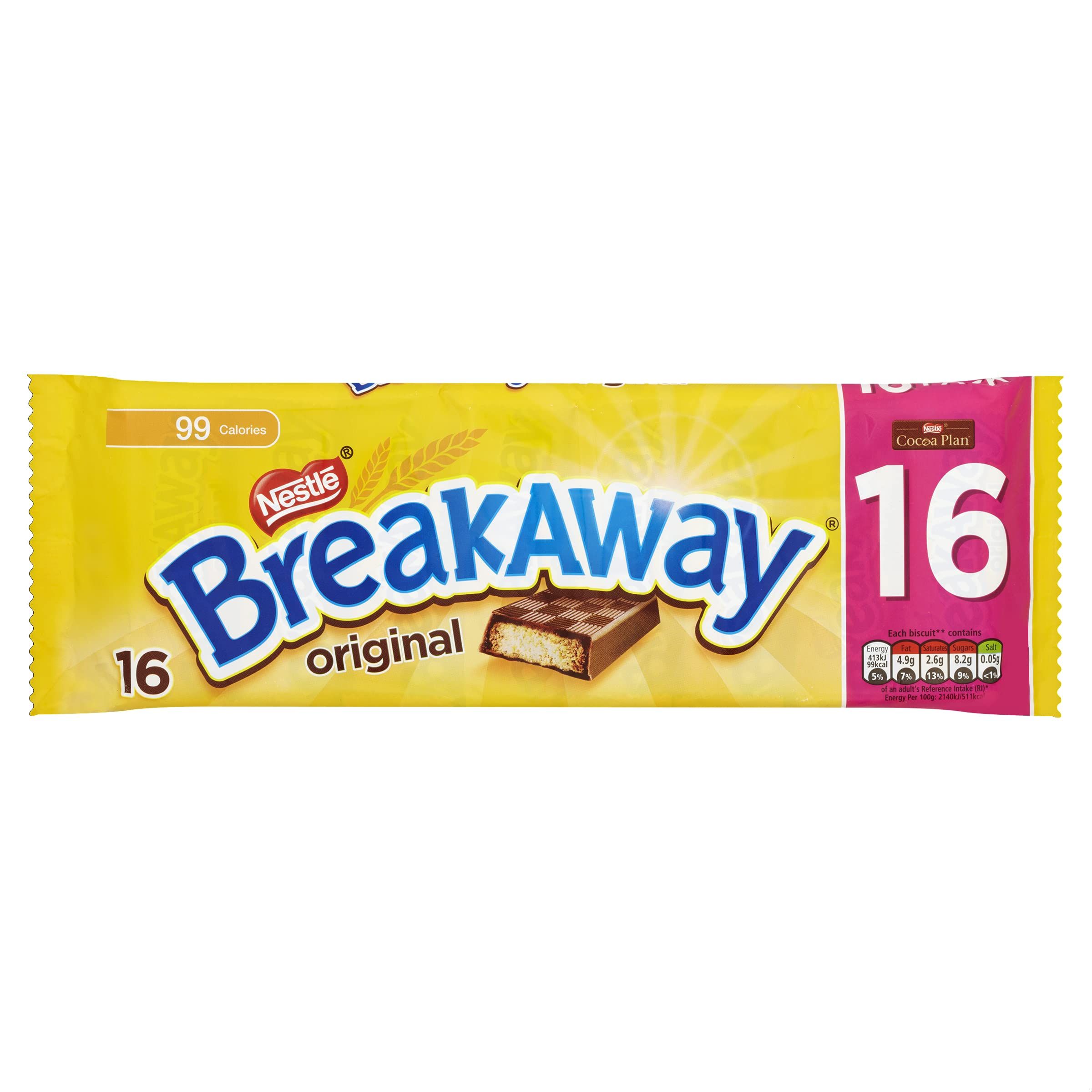 Buy Nestle Breakaway Chocolate Bar, 16x19g Online in Kuwait Talabat