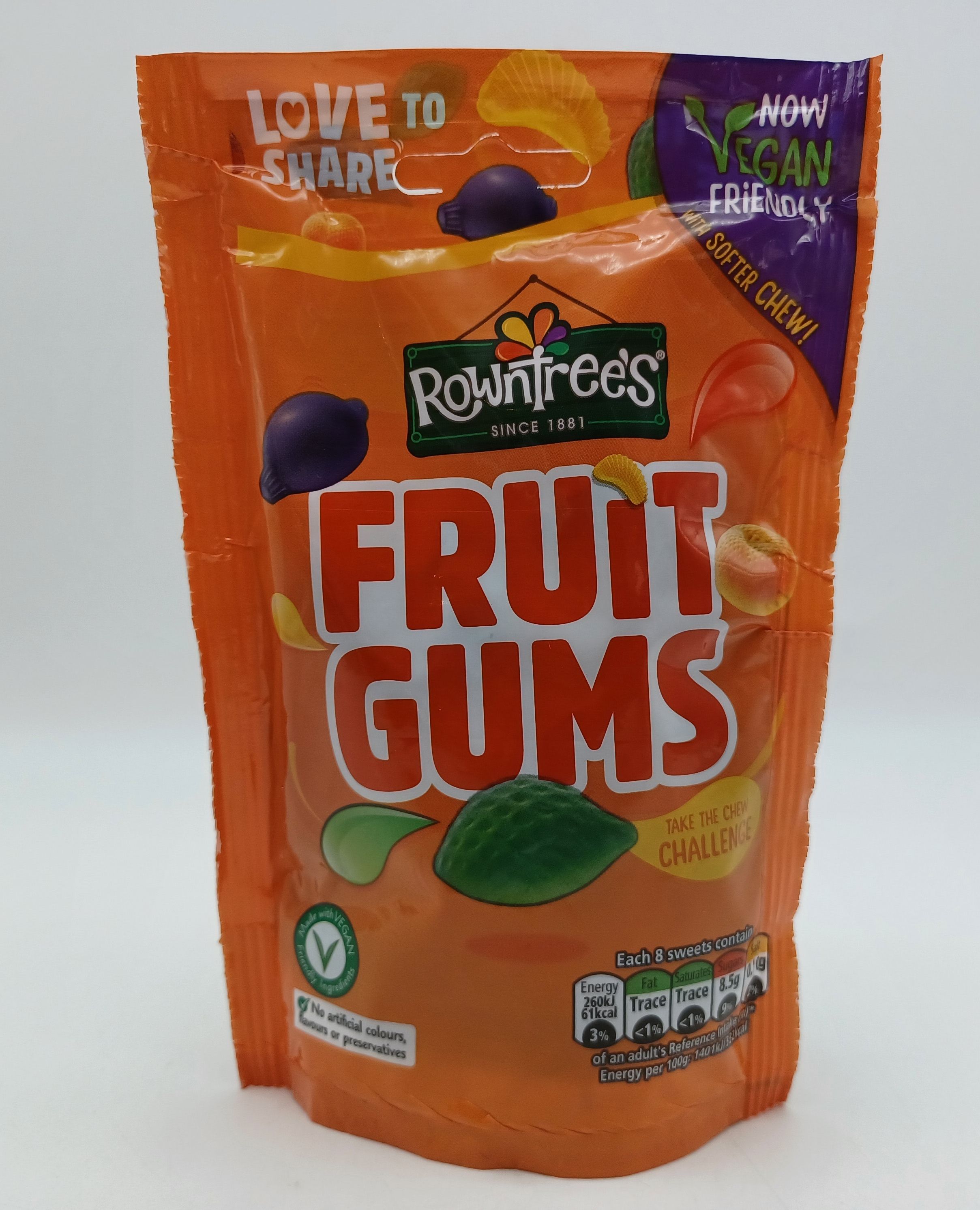 Buy Rowntree's Vegan Fruit Gums 150 g Online in Kuwait Talabat Kuwait