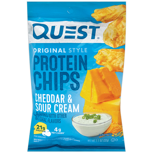 Buy Quest Protein Cheddar & Sour Sour Cream Flavor Chips 32 g Online in ...