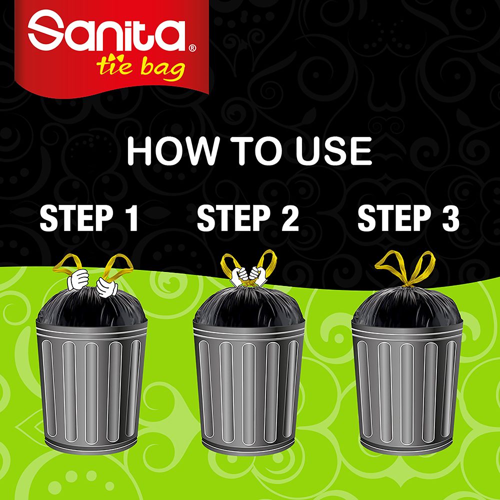 Sanita Club Trash Bags Bio Degradable 5 Gallons 130 Bags