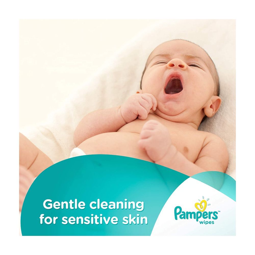 Buy Pampers Sensitive Baby Wipes Pack, 4x56 Pieces Online in