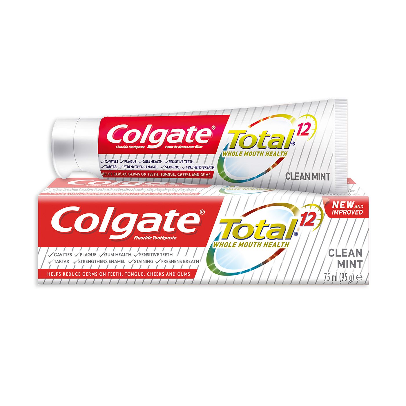 Buy Colgate Total 12 Clean Mint Toothpaste 75 ml Online in UAE