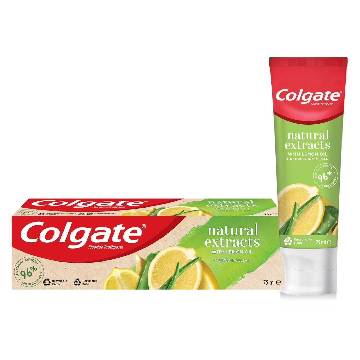 Buy Colgate Natural Extracts Lemon Oil Fresh Breath Toothpaste 75 Ml 1