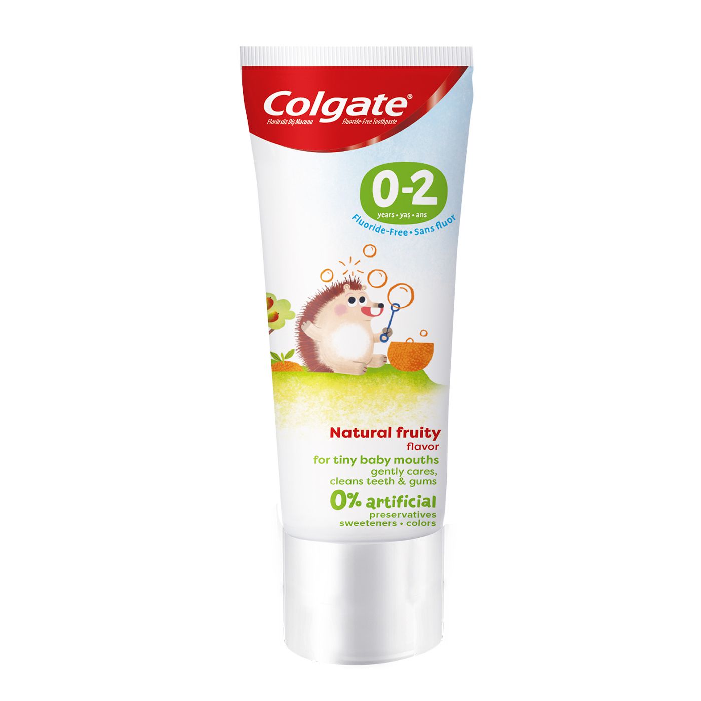 Buy Colgate Kids Natural Fruity 02 years Fluoridefree Baby Toothpaste