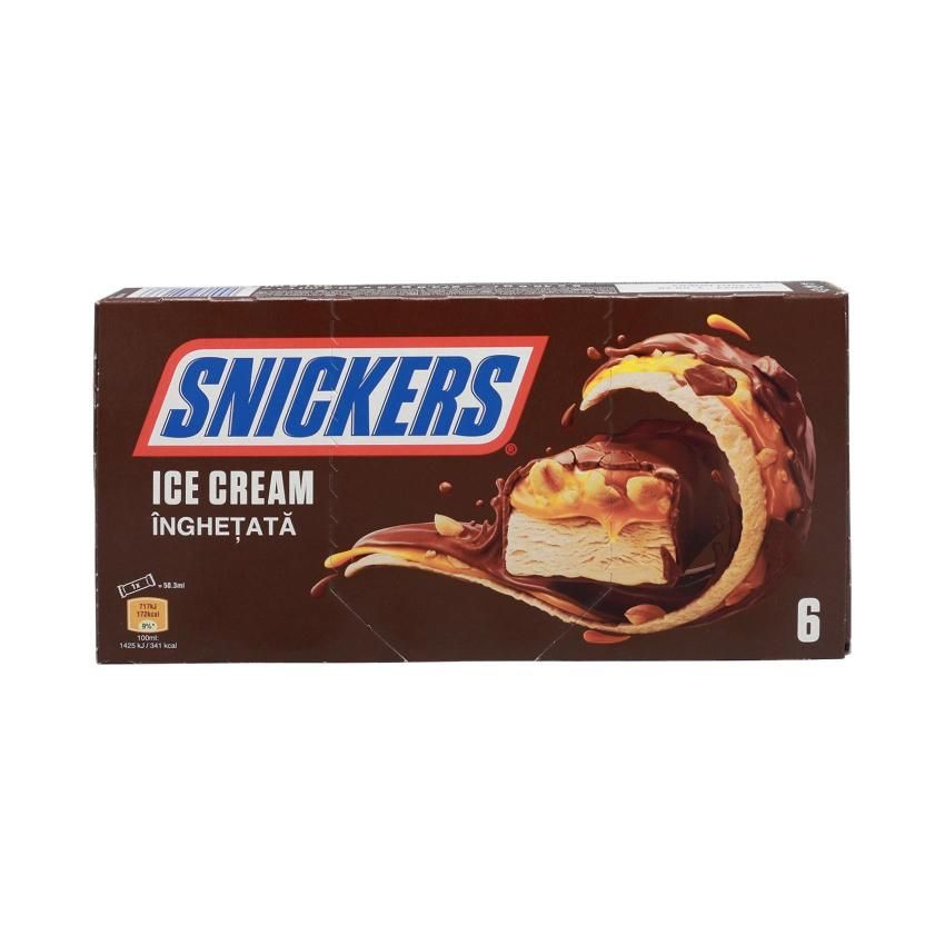 Buy Snickers Ice Cream Bar 45.6G X 6Pcs Online in Bahrain Talabat Bahrain