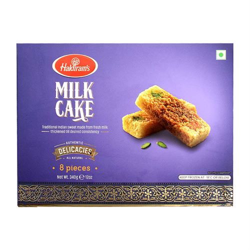 Buy Haldiram's Frozen Milk Cake 8's 340g Online in UAE | Talabat UAE