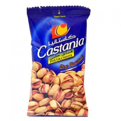 (25g) castania pistachios - Dry roasted 1oz (5281009613001)