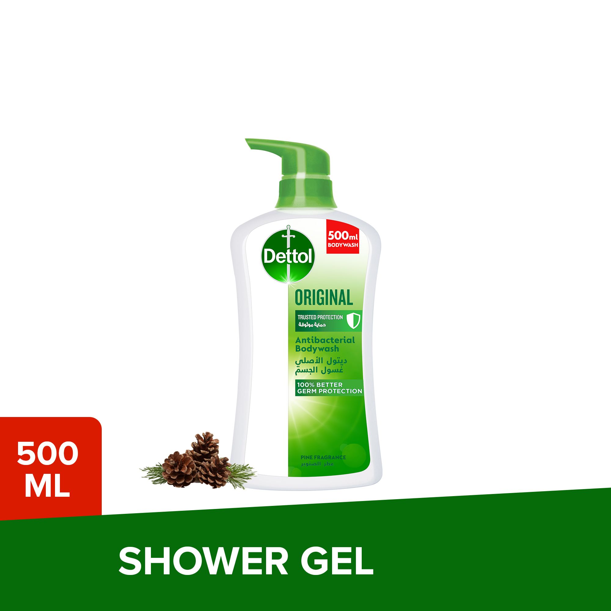 Dettol Shower Gel 500ml Original