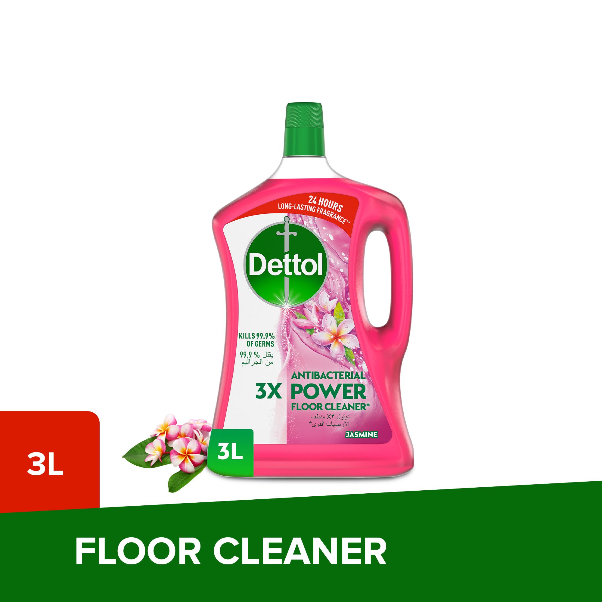 Buy Dettol Antibacterial Jasmine Power Floor Cleaner, 3L Online in Oman