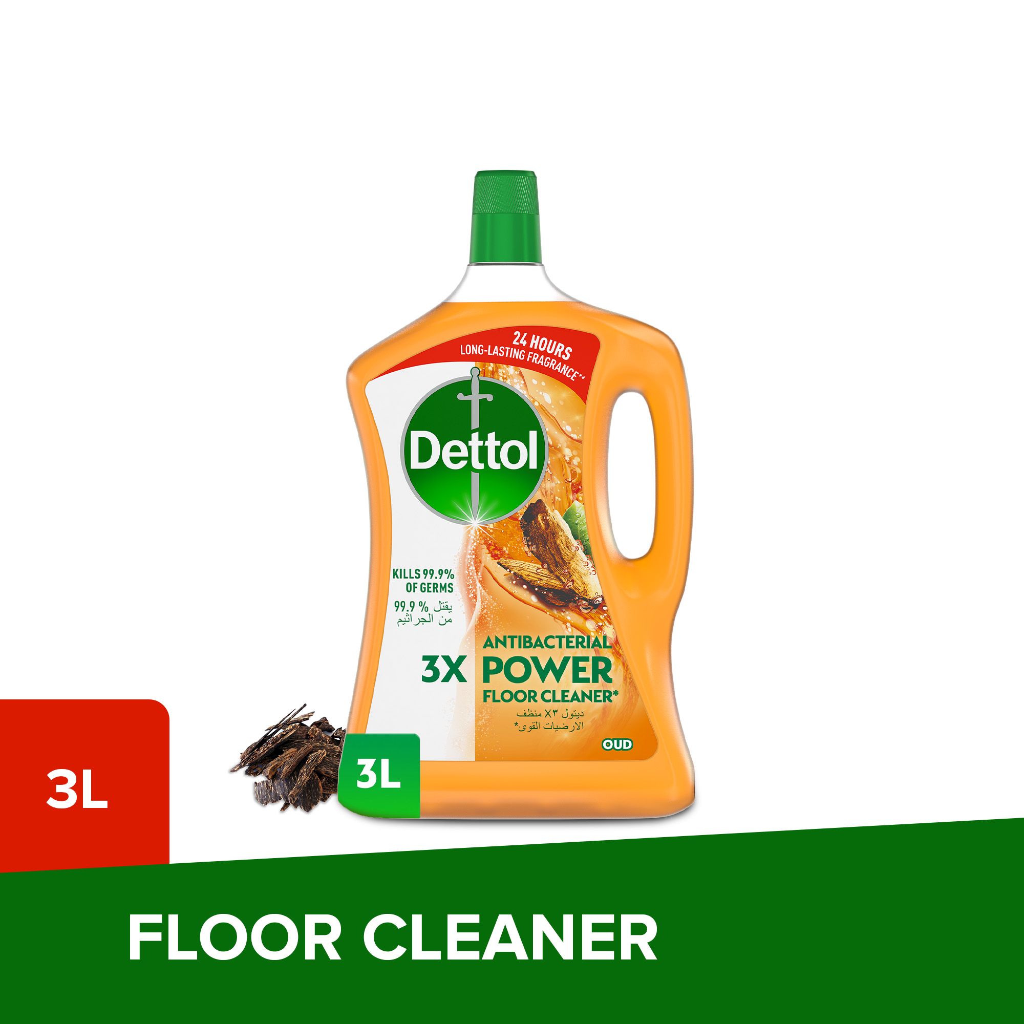 Buy Dettol Antibacterial Oud Power Floor Cleaner, 3L Online in Kuwait
