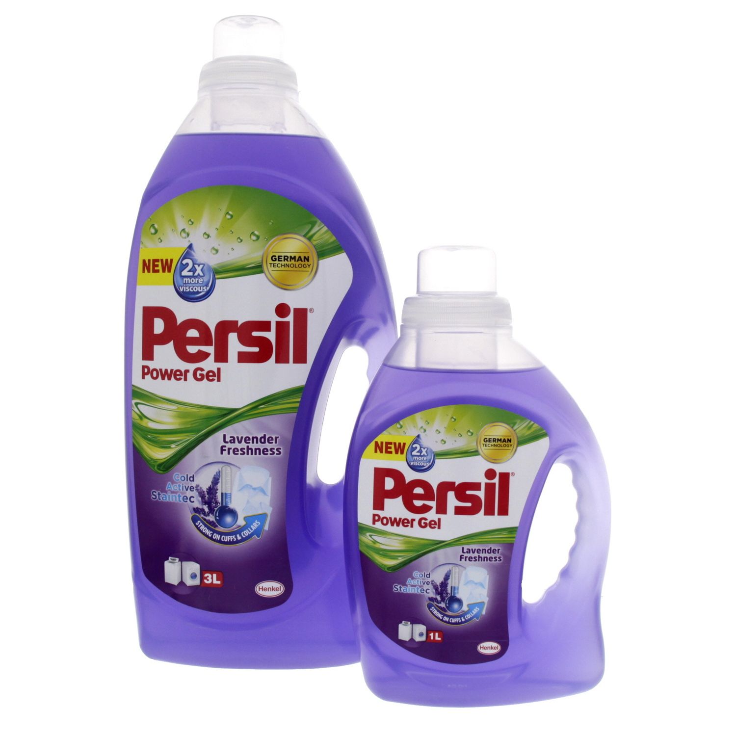 Buy Persil Gel Lavender Laundry Liquid Detergent, 2.9L + 1L Online in