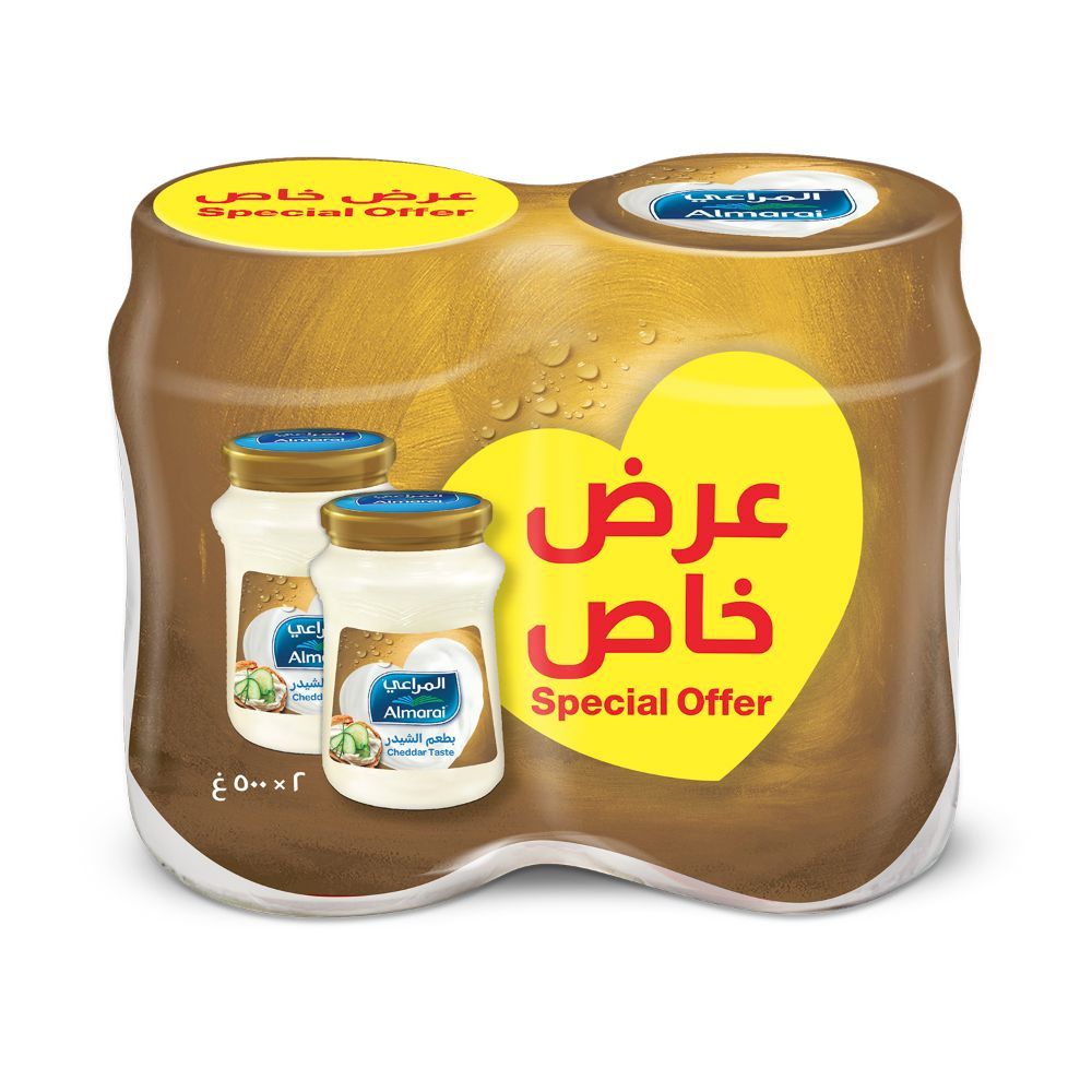 Buy Almarai Gold Jar Cheese 500 g x 2 Pcs Online in UAE Talabat UAE