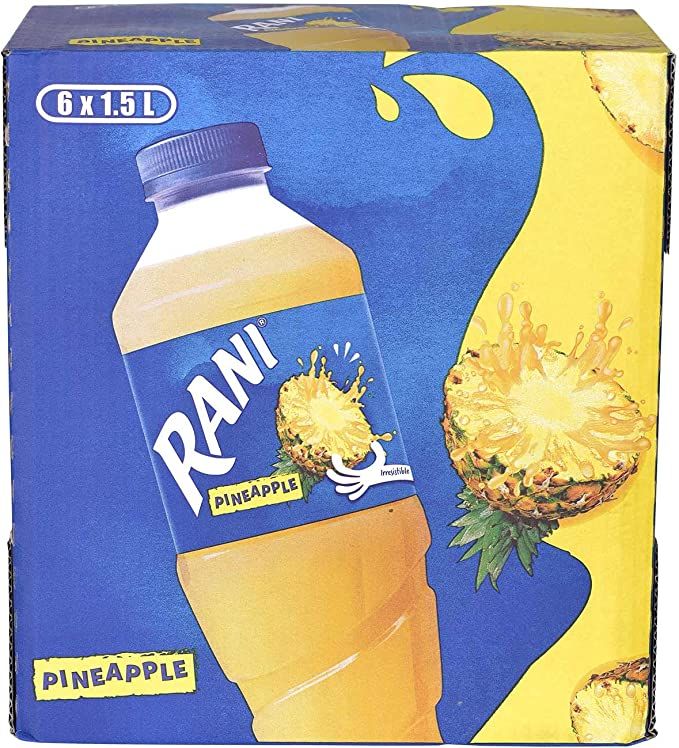 Buy Rani Pet Pineapple 1.5 Ltrs x 6 Pcs Online in Bahrain Talabat Bahrain