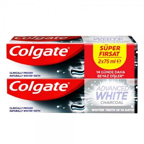 Buy Colgate Advanced White Charcoal 2X Toothpaste, 75ml Online in