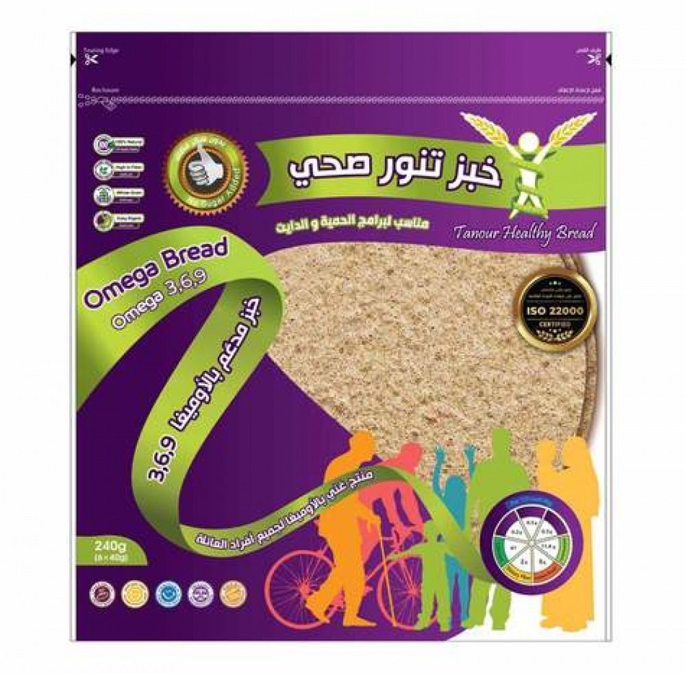 Buy Tanour Bread Omega 3.6.9, 6x240g Online in Bahrain | Talabat Bahrain