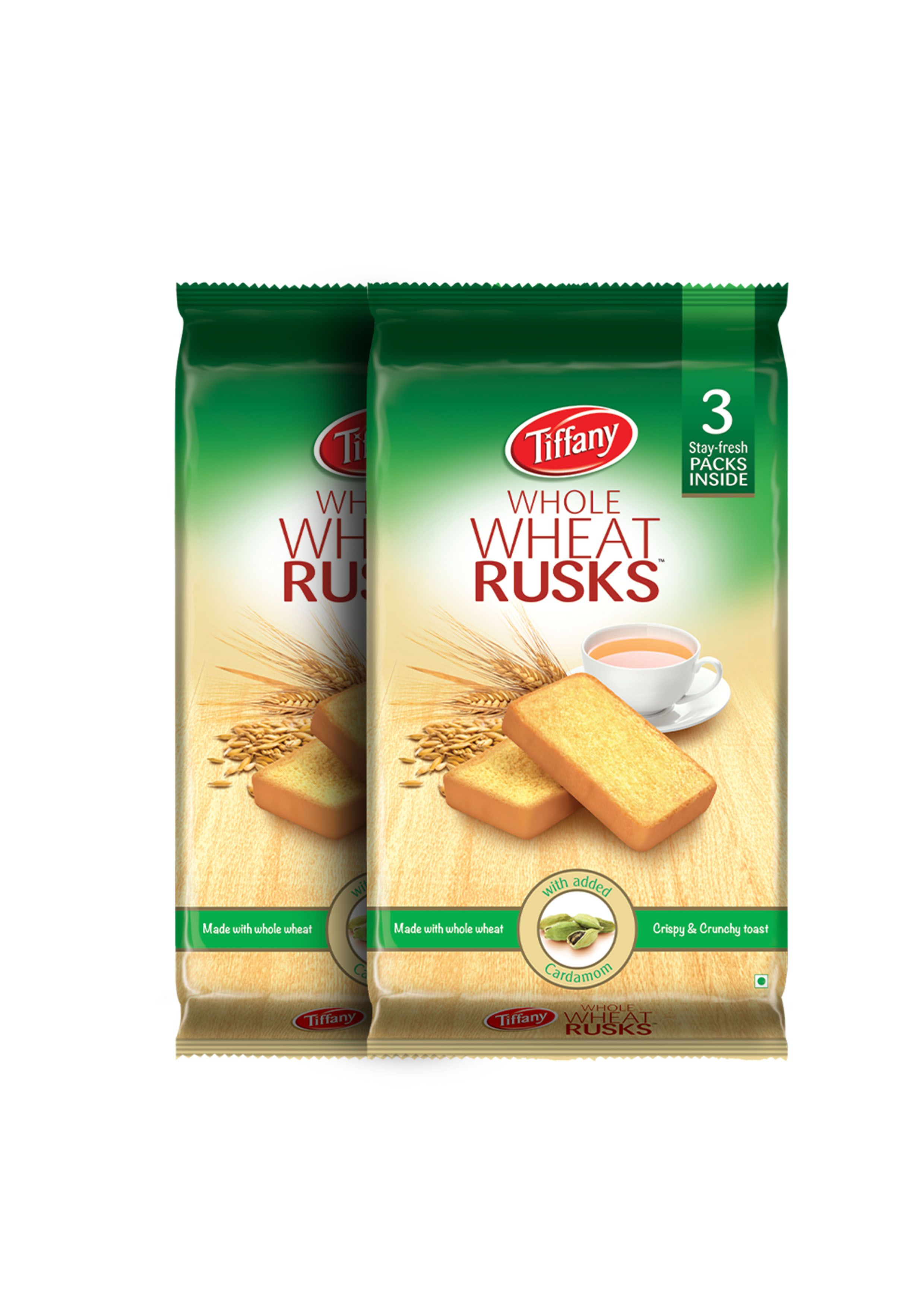 Buy Tiffany Wholewheat Rusks with Cardamom, 2x280g Online in Oman ...