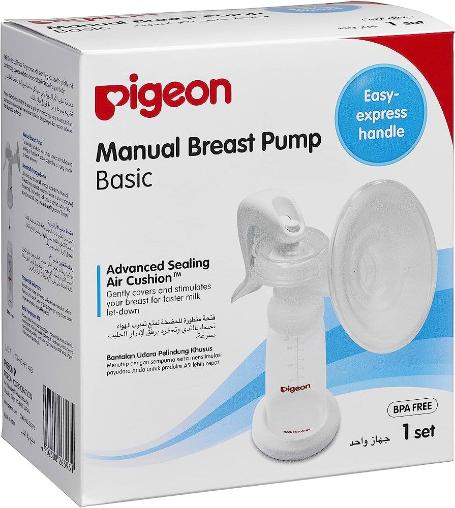 Buy Pigeon Basic Manual Breast Pump, 1 Set Online in Oman