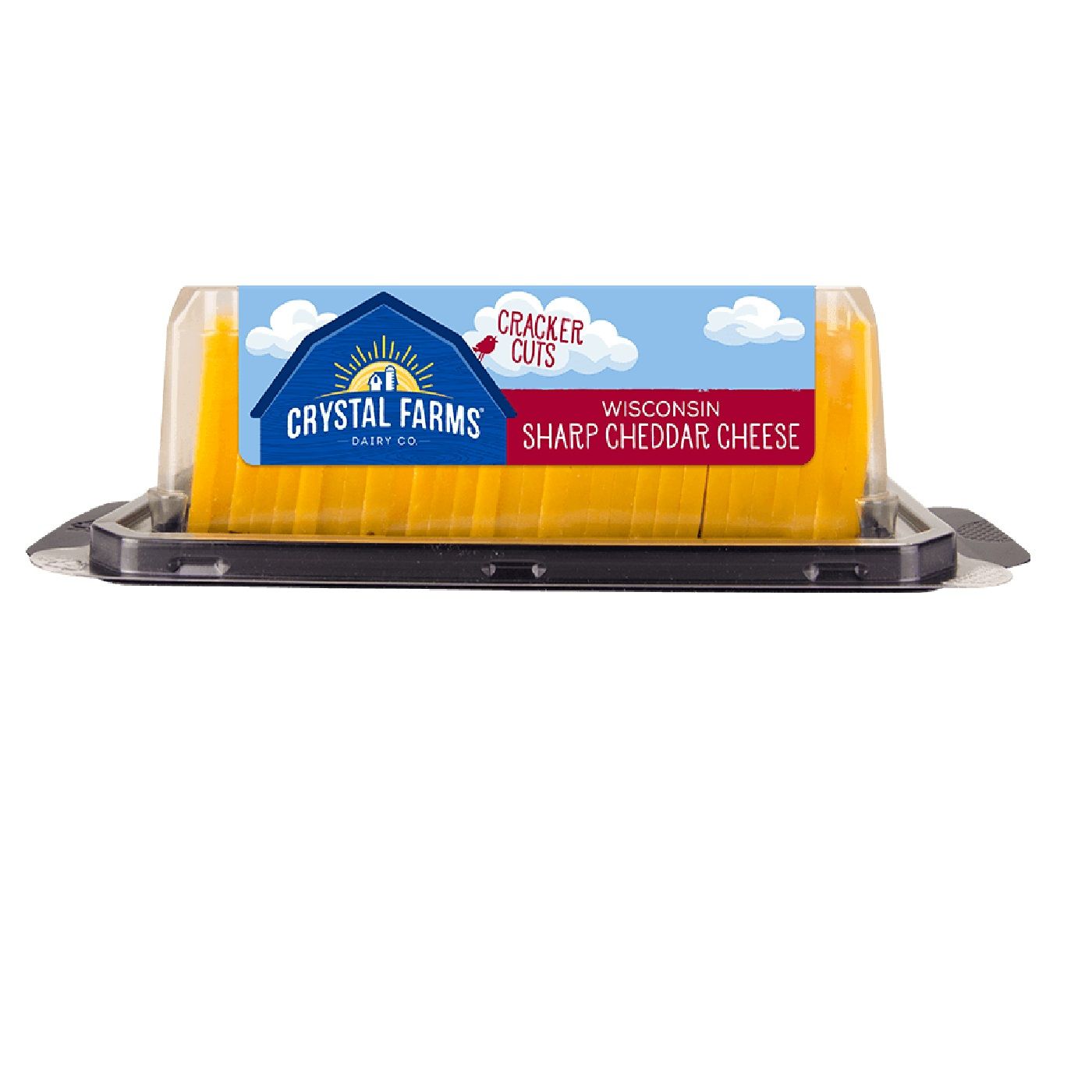 Buy Crystal Farms Winsconsin Extra Sharp Cheddar Cracker Cut Cheese 283 ...