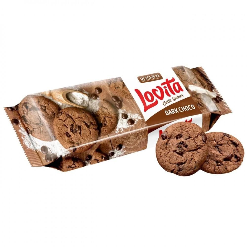 Buy Roshen Lovita With Cocoa And Coating Drops Cookies 150g Online in ...