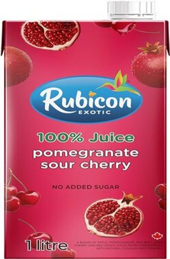 Buy Rubicon No Added Sugar Pomegranate Sour Cherry Juice, 1L