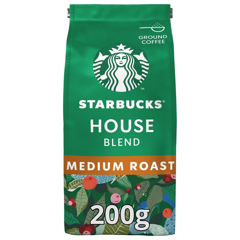 Buy Starbucks Roast & Ground Medium House Blend Coffee, 200g Online in