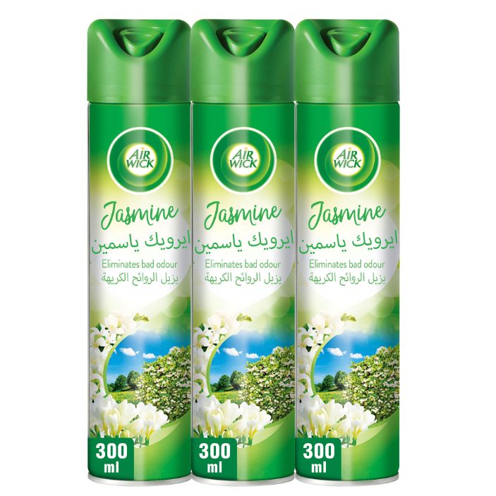 Buy Air Wick Jasmine Air Freshener, 3x300ml Online in Kuwait Talabat