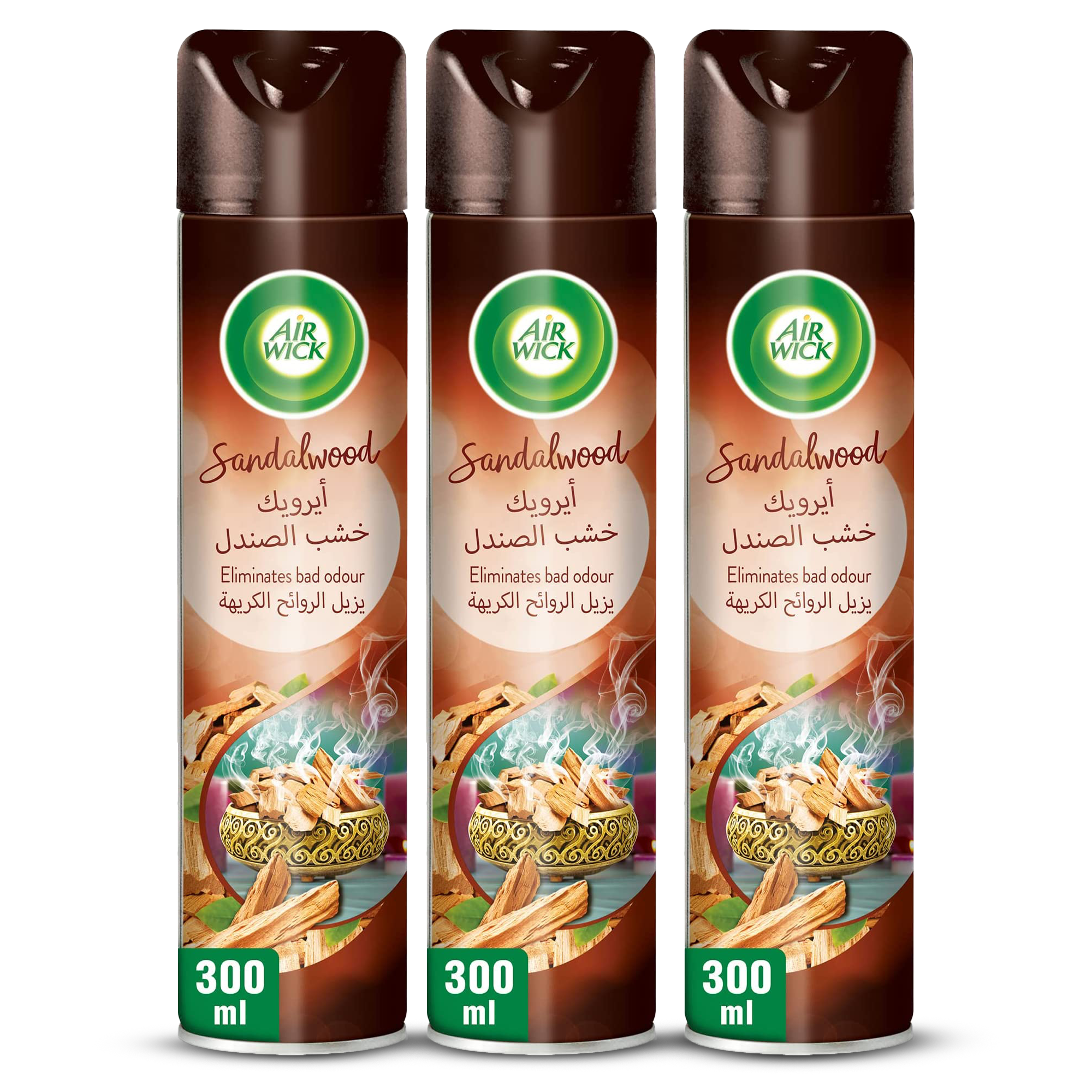 اشترِ إيرويك معطر جو برائحة خشب الصندل، 3×300 مل أونلاين في Bahrain