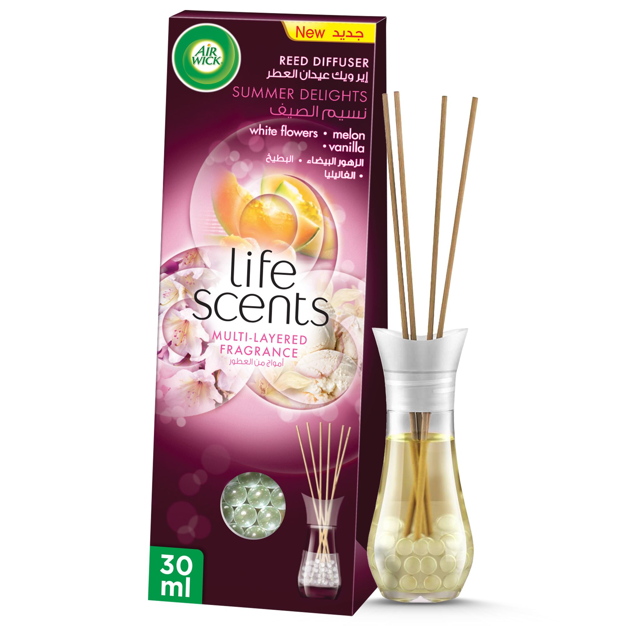 Buy Air Wick Summer Delights Life Scents Reed Diffuser, 30ml Online in
