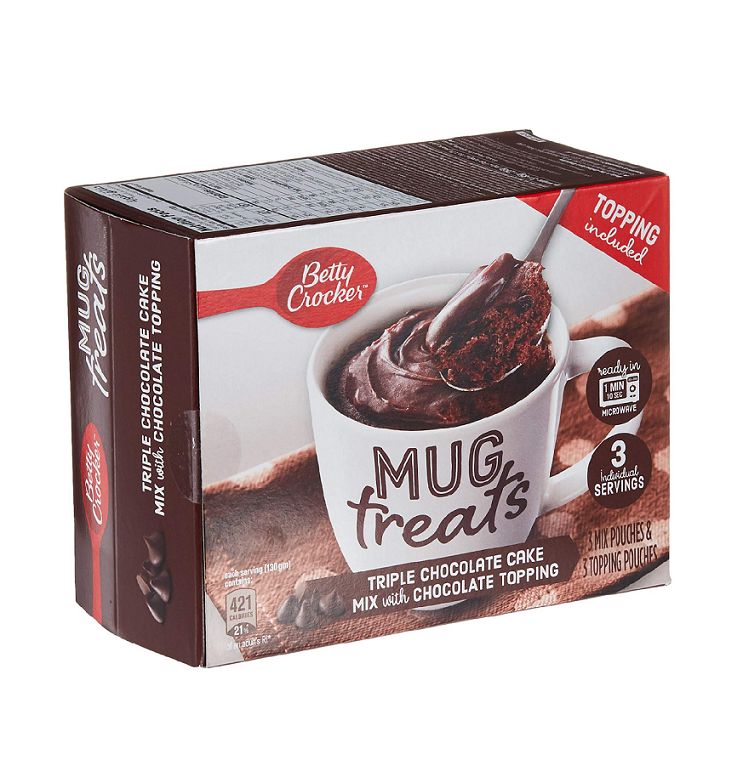 Buy Betty Crocker Mug Treats Triple Chocolate Cake Mix With Chocolate 